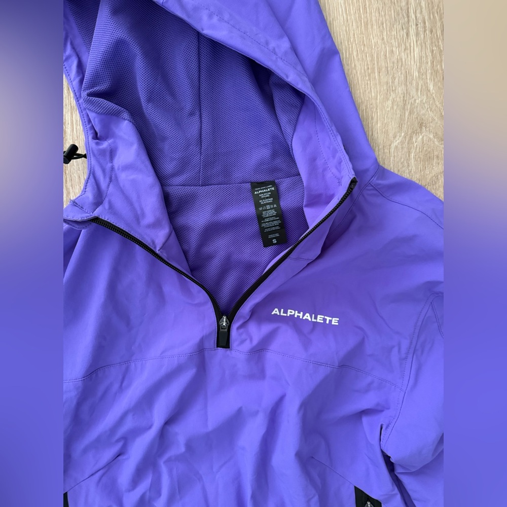 Alphalete Infinity‎ Tech Jacket Purple Black Small Perfect Condition - Picture 2 of 4